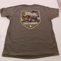 Columbia Men's Green Cotton Regular fit Short Sleeve Graphic T-Shirt Size XL image 15