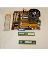 ASUS P5GZ-MX ATX LGA 775 Motherboard w/ Ram + Fan + I/O Shield - $917.87 MXN
