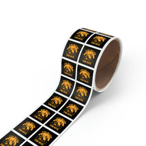 Custom Square Glossy BOPP Stickers -  1&quot;x1&quot; or 2&quot;x2&quot;, Rolls of 50, 100, ... - £67.27 GBP+