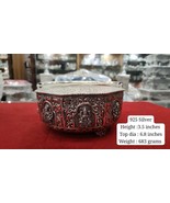BIS HALLMARKED 925 Silver Antique Flower Basket - pure silver gift items  - $25,685.98 MXN