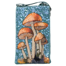 BAMBOO TRADING HAND BEADED Club Bag Mushroom - $37.62