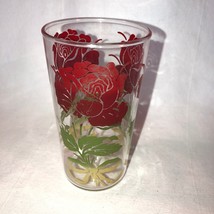 Vintage 4.5 Inch Rose Swanky Swig Glass Mint - $7.99