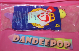 Ty Teenie Beanie Babies McDonald&#39;s Happy Meal Toys Inch Inchworm 4 Seale... - $14.84