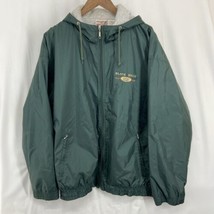 Time Square Men&#39;s 2XL Black Hills South Dakota Embroidered Green Hooded Jacket - $33.24