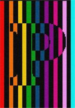 Pepita Needlepoint Canvas: Letter P Illusion, 7&quot; x 10&quot; - £44.03 GBP+