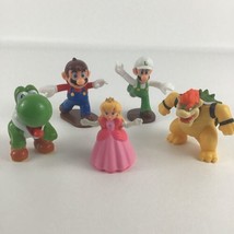 Nintendo Super Mario Bros McDonalds Toy Figures Video Game Peach Bowser Yoshi 5 - £14.73 GBP