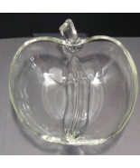 vintage Early American pressed glass apple shaped divided candy or relis... - £7.47 GBP