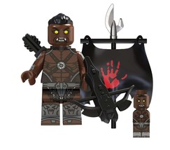 PLTOYS Uruk-Hai Orc Archer flag LOTR Lord of the Rings Hobbit Minifig Minifigure - £4.69 GBP