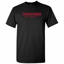 AS01 - Transylvania University Pioneers Basic Block T Shirt - Small - Black - £18.79 GBP