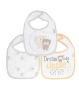 Gerber Unisex Baby Bibs, Infant, Newborn, Toddler Terry Cloth, Qty 3 Ted... - £7.44 GBP