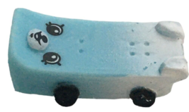 Shopkins Katie Skateboard Season 5 Toy Figure Blue Collectible Diorama Rare Tiny - £2.39 GBP