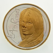 1998 Leann Rimes 1 ML Argent Art Rond &quot; Something À Parler About Tour &quot; - £78.02 GBP