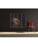 Carina Nebula Space Windows - Set of 4 Wall Decals - Great for Space The... - $102.90 CAD