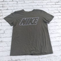 The Nike Tee T Shirt Mens Small Green Short Sleeve Crew Neck Cotton Tee - $15.99