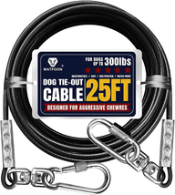 Tie Out Cable for Dogs up to 300Lbs,100Ft Extra Strong 1000Lbs Break Str... - €34,84 EUR