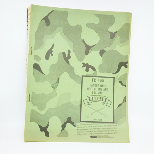 RANGER UNIT OPERATIONS FM 7-85 April 1985 Good Condition - $29.69