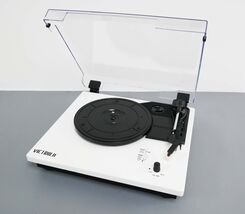 Victrola Montauk VM-135-WHT Bluetooth Turntable w/ Bookshelf Speakers - White image 2