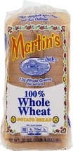Martin&#39;s Famous Pastry 100% Whole Wheat Potato Bread (4 Loaves) - £26.01 GBP