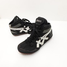 ASICS Matflex 3 Youth Size 2 Wrestling Shoes Black White Sneakers C129N - $505.98 MXN