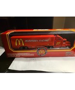 RACING CHAMPIONS 1:64 McDONALDS RACING TRANSPORTER DIE CAST TRUCK #27 NA... - $12.19