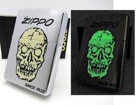 Luminova Skull Glow in the Dark ZIPPO 2000 Unfired Rare - £75.28 GBP