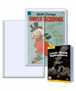10 packs of 10 (100) BCW 7 ¹¹⁄₁₆&quot; x 11&quot; Golden Age Comic Topload Holders - $204.81