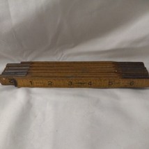 Vintage Wooden Folding 72&quot; Ruler, Measuring Stick, Oxwall Made In The USA - £13.40 GBP