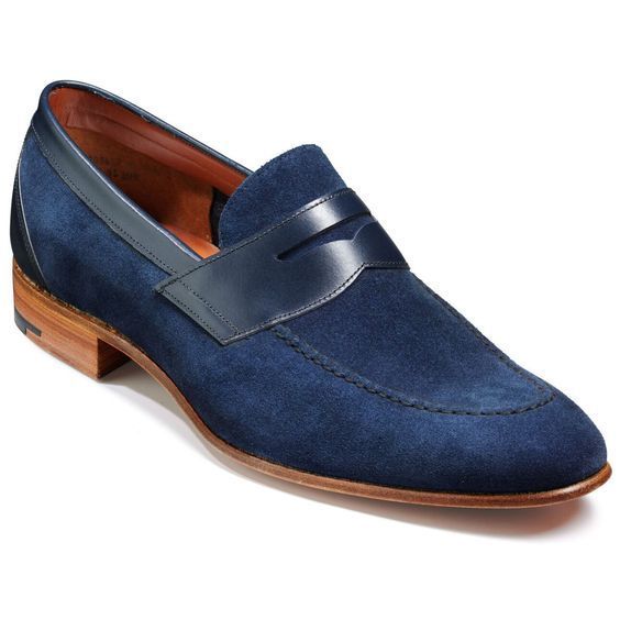 New Men Navy Suede and leather shoes Mens Suede shoes, Mens Casual leather shoe