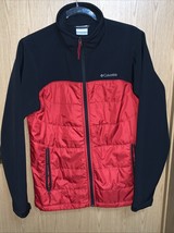 Columbia High Voltage Hybrid Jacket Men&#39;s Small Red/Black Lightweight - $437.17 MXN