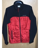 Columbia High Voltage Hybrid Jacket Men&#39;s Small Red/Black Lightweight - $437.17 MXN