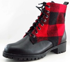 BP. Paddock Red Leather Zip Boots Women Sz 6.5 M - £20.13 GBP