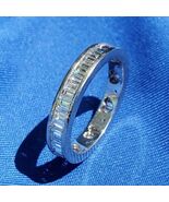 Earth mined Diamond Eternity Wedding Band Deco Style 18k Anniversary Rin... - $8,266.06 CAD