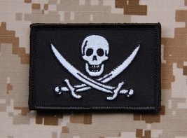 Calico Jack Embroider Patch Navy SEAL Pirate Flag Battlefield 4 Jolly Roger Hook - $7.66