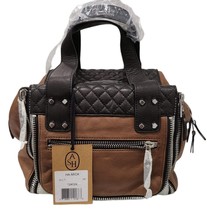 Ash Ha-mick Multicolor Leather Satchel  Bag NWT - £112.12 GBP