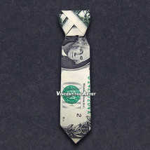 DRESS SHIRT TIE Money Origami Dollar Bill Clothes Cash Sculptors Bank No... - £15.62 GBP