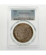 1896 $1 Silver Morgan Dollar Graded by PCGS as MS-62! Gorgeous Coin - $1,602.69 MXN