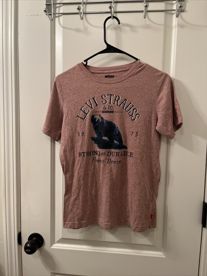 Levi&#39;s Boys Short Sleeve T-Shirt Size Large Multicolor - £14.57 GBP