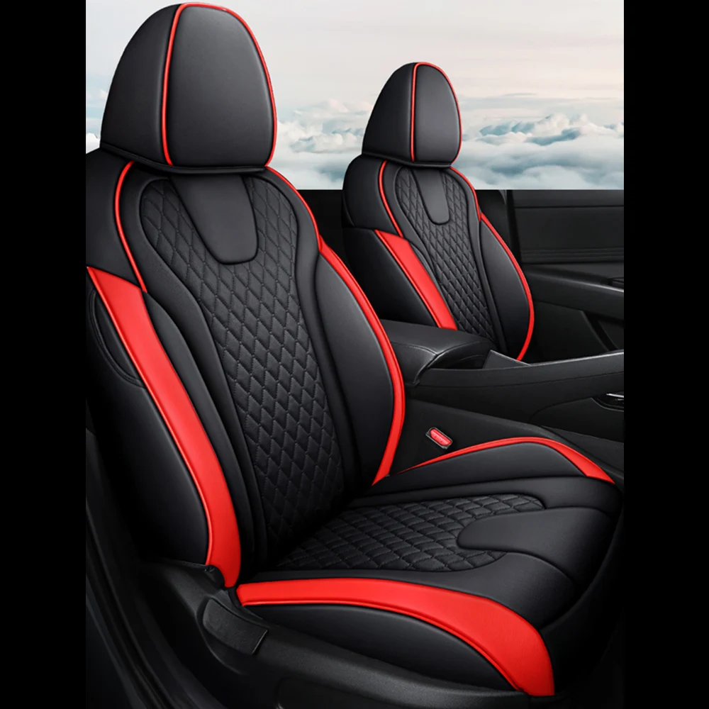 For Hyundai Elantra Hybrid 2021 2022 2023 Customized Leather Car Seat Covers - £357.39 GBP