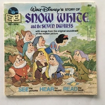 Snow White (Walt Disney&#39;s Story of) 7&#39; Vinyl Record / Book - £19.94 GBP