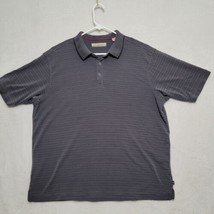 Tommy Bahama Mens Polo Shirt Size XL Gray Short Sleeve Casual Golf - £17.36 GBP