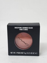 New MAC Sheertone Shimmer Blush Full Size Peachtwist - £22.00 GBP