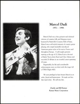 Marcel Dadi 1951-1996 death notice Charlie &amp; Bill Kaman Tribute article ... - £3.30 GBP