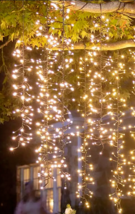 Twinkle lights Indoor Outdoor Lighted 6 Strand Cascade Party Holiday Decoration - £64.53 GBP
