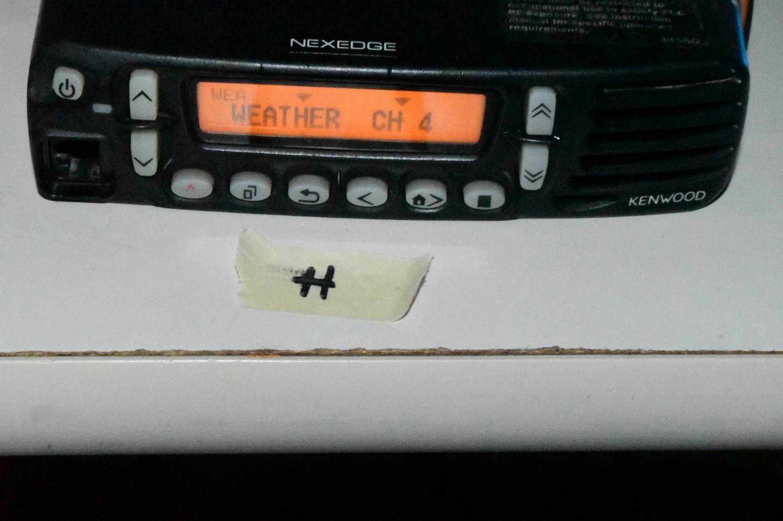 Kenwood Nexedge NX-700H-K VHF NXDN NX700 FACEPLATE ONLY RARE *TESTED* #H W4C2 Item image 4