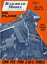 Railroad Model Craftsman Oct. 1962 HO Plans, Model Rail Tools, Boomer Trail VTG - £7.94 GBP