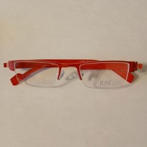 Just Eye Fashion Red/White Half Rim Eyeglasses Frames J-CH1002 48 Col.C - £43.06 GBP