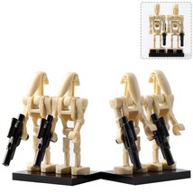 4Pcs/Set Battle Droid Army Military Star Wars Clone Wars Minifigures Cus... - £2.38 GBP