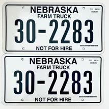  United States Nebraska Not For Hire Farm Truck License Plate 30-2283 - $25.73