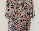 Bad Birdie Mens 2XL Polo Golf Shirt Short Sleeve Hawaiian Hula Girl Print - £26.45 GBP
