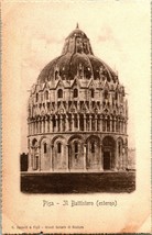 Vtg Postcard - Pisa Italy - Il Baltistero (estero) - G. Barasanti &amp; Figli Undiv - £4.59 GBP